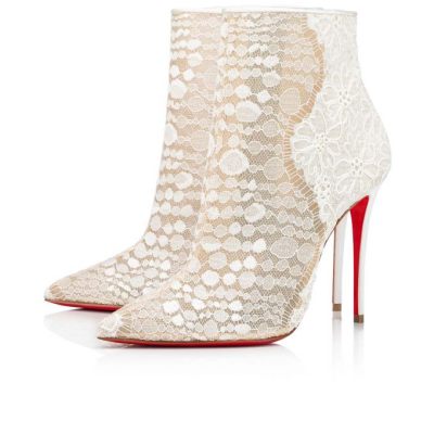 Botas Gipsy Christian Louboutin Mujer - Blancos/Azules - 1140505BK01